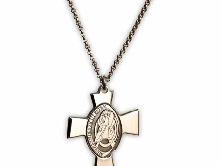 Unisex Necklace Amen CROCE GESU MADRE PERLA Online now