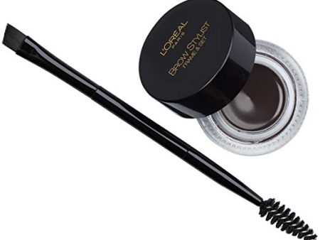 L OREAL - Brow Stylist Frame & Set Deep Brunette - 0.08 oz (2.3 g) For Sale