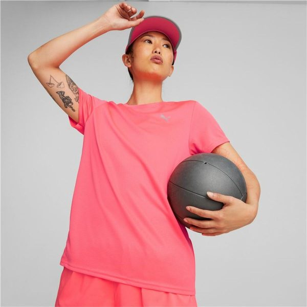 Women’s Short Sleeve T-Shirt Puma Favourite Pink For Discount