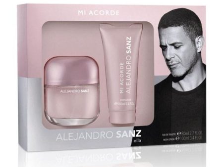 Women s Perfume Set Mi Acorde Alejandro Sanz BF-8436581940787_Vendor (2 pcs) 2 Pieces For Sale