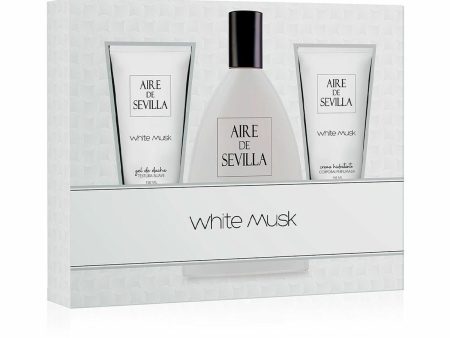 Women s Perfume Set Aire Sevilla White Musk EDT 3 Pieces on Sale