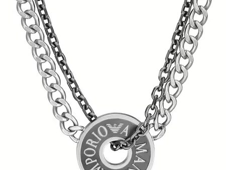 Men s Necklace Emporio Armani EGS3093040 Supply