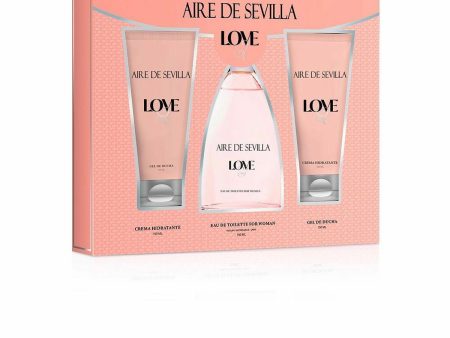 Women s Perfume Set Aire Sevilla Love (3 pcs) Fashion