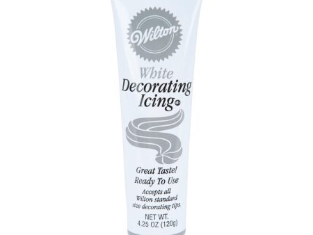 WILTON - White Decorating Icing Tube - 4.25 oz. (120 g) on Sale