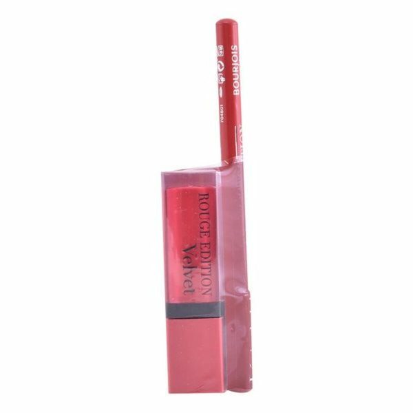 2 in 1 lip and eye liner Rouge Bourjois Rouge Edition Velvet (2 pcs) For Discount