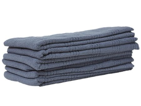 J & M - Microfiber Kitchen Towels Blue - 2 Pack Sale