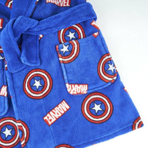 Children s Dressing Gown Marvel 30 1 30 Blue For Discount