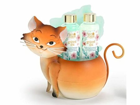 Bath Set Lorenay Cat Metal (2 pcs) For Sale