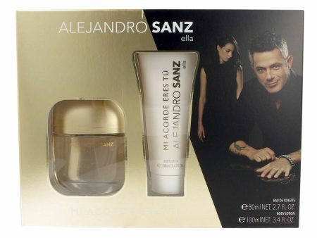 Women s Perfume Set Alejandro Sanz Mi acorde eres tú 2 Pieces (2 pcs) on Sale