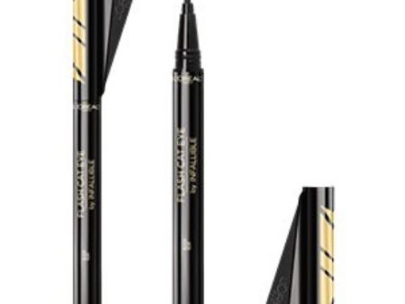 L OREAL - Infallible Flash Cat Eye Waterproof Brush Tip Liquid Eyeliner Black - 0.02 oz (0.6 g) For Cheap