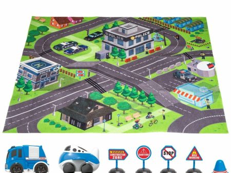 Play mat Speed & Go Accessories Cars Road Cloth Plastic (6 Units) Online Sale