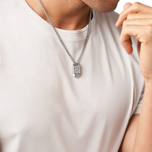 Men s Necklace Emporio Armani EGS2904040 For Sale