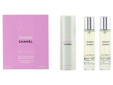 Women s Perfume Set Chance Eau Fraiche Chanel Chance Eau Fraiche (3 pcs) Online Sale