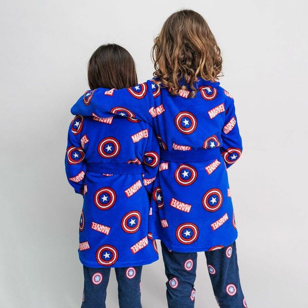 Children s Dressing Gown Marvel 30 1 30 Blue For Discount