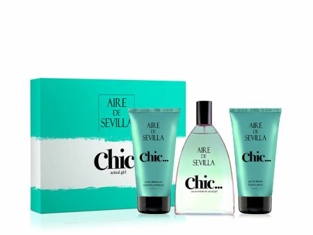 Women s Perfume Set Aire Sevilla Chic… EDT 3 Pieces For Discount