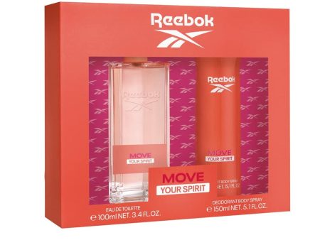 Women s Perfume Set Reebok EDT Move Your Spirit 2 Pieces For Cheap