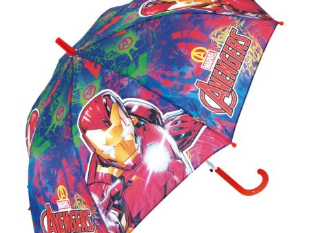 Automatic Umbrella The Avengers Infinity Red Black (Ø 84 cm) Online Hot Sale