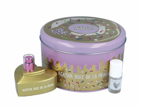 Women s Perfume Set Agatha Ruiz De La Prada Love Glam Love 2 Pieces Supply