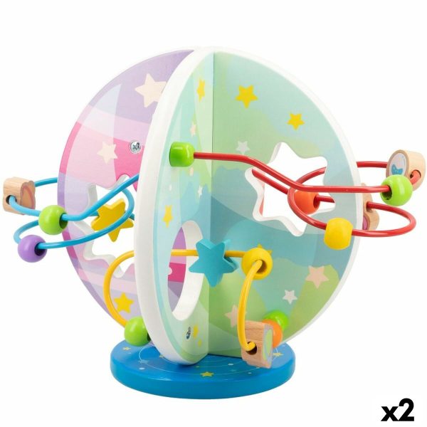 Activity centre Woomax 2 Units 25,5 x 20,5 x 20 cm Online Hot Sale