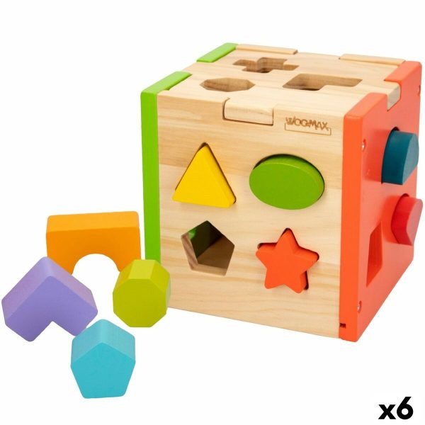 Child s Wooden Puzzle Woomax 15 x 15 x 15 cm (6 Units) on Sale