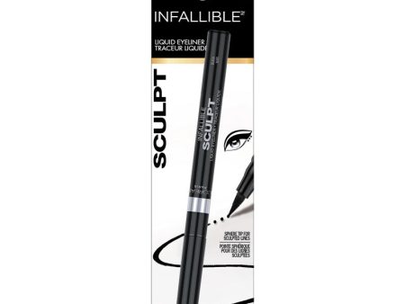 L OREAL - Infallible Sculpt Liquid Eyeliner, Black - 0.056 oz. (1.6 g) Online