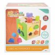 Child s Wooden Puzzle Woomax 15 x 15 x 15 cm (6 Units) on Sale