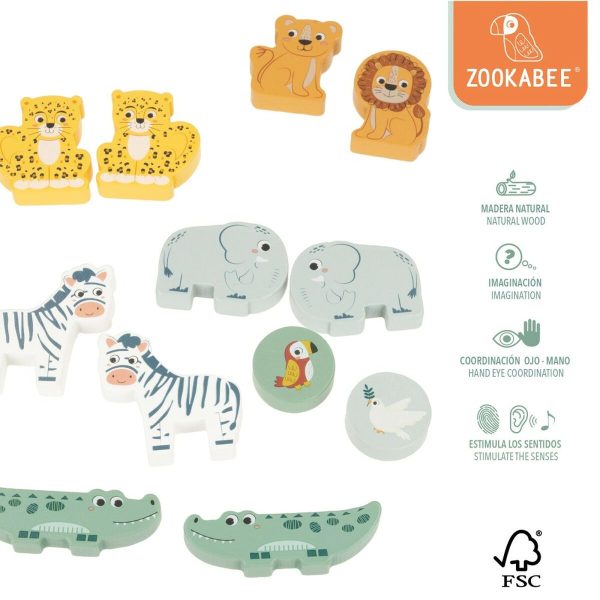 Baby toy Woomax animals (6 Units) Online Sale