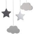 Cot Mobile Atmosphera Moon Grey MDF Wood Discount