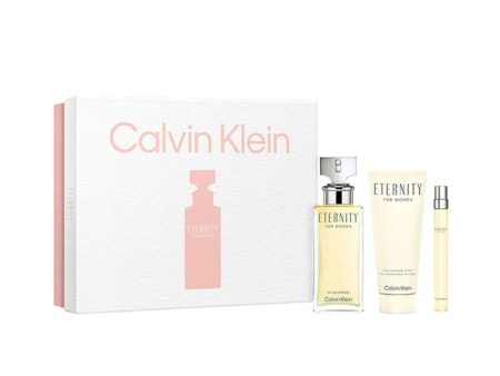 Women s Perfume Set Calvin Klein Eternity EDP 3 Pieces Online Sale